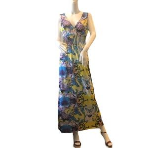 APPLE BOTTOMS DRESS Women’s Medium Maxi Sundress Summer Floral Long  Flowy Vneck